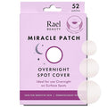 Rael Pimple Patches - Miracle Overnight Spot Cover, Thicker & Extra Adhesion, Hydrocolloid Acne Pimple Patch for Face, Zits & Blemishes, Korean Skin Care, 3 Sizes (52 Count)
