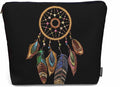 Woman Makeup Bag Dream Catcher, Native American Style Tribal Feathers Dream Catcher Makeup Bags Travel Cosmetic Bags Toiletry Makeup Organizer Pencil Pouch Cosmetic Bag For Owners Lady