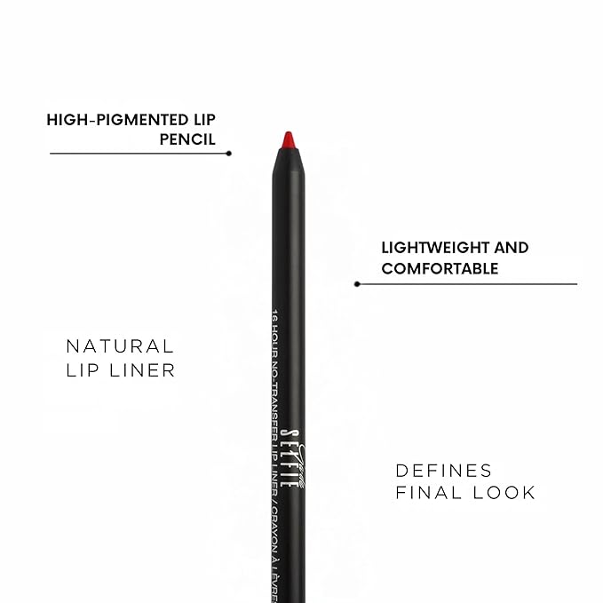 GA-DE Selfie 16 Hours Lip Liner, 862 - Long-Lasting, Transfer-Resistant Lip Liner Pencil - Lightweight, Creamy Soft Texture, High-Pigmented - 0.02 oz