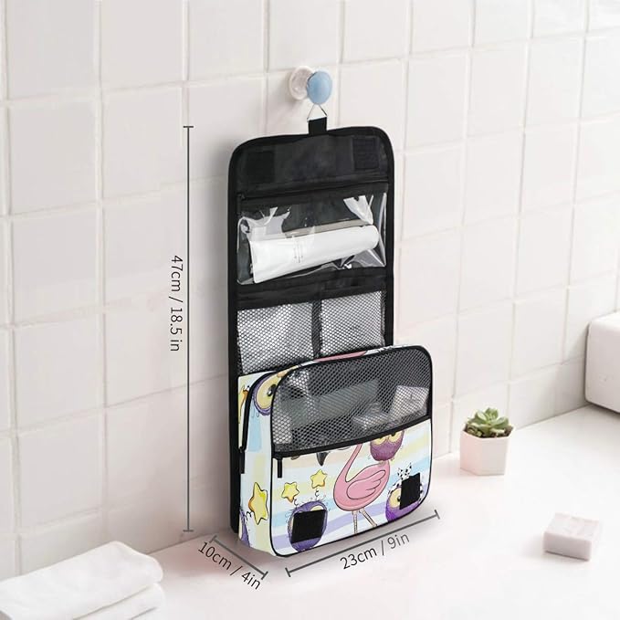 senya Hanging Travel Toiletry Bag Kit Makeup Case Cosmetics Organizer for Men Women