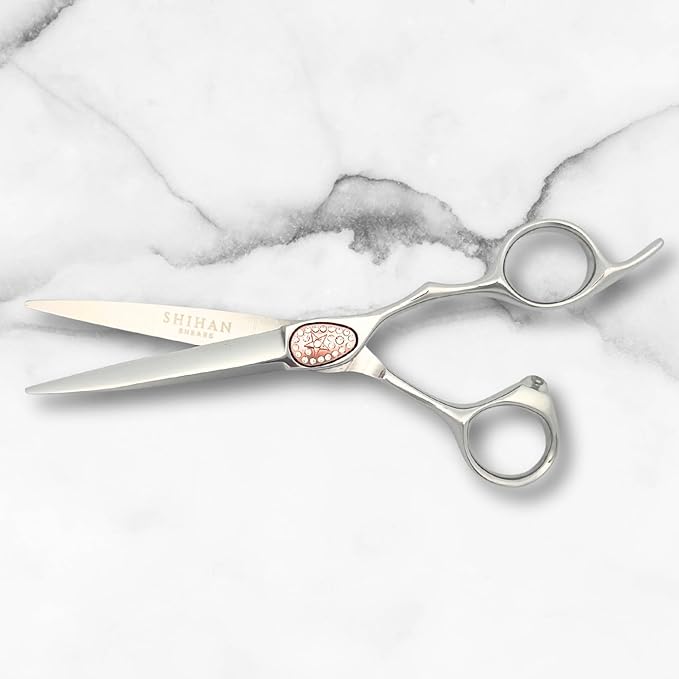 Scissors for Professional Hairdressers - 6" Shears With Intricate Detailing and Design - 440C Stainless Steel For Longlasting Sharpness
