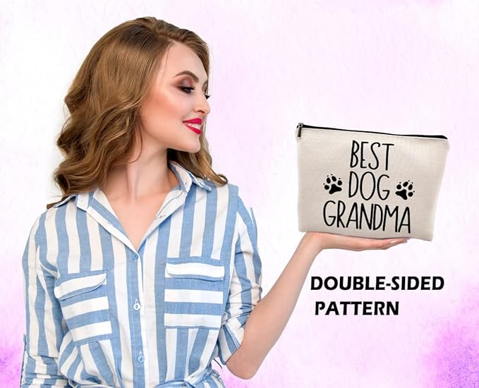 Best Grandma Cosmetic Case, Toiletry Bag - Makeup Bag for Women & Birthday from Granddaughter or Grandson