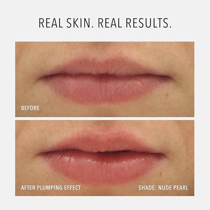 HydroPeptide Perfecting Gloss, Lip Plumping Gloss & Hydrating Treatment, Volumizing Collagen-Boosting Enhancer with Hyaluronic Acid & Peptides, Sun-Kissed Bronze, 0.13 Ounce