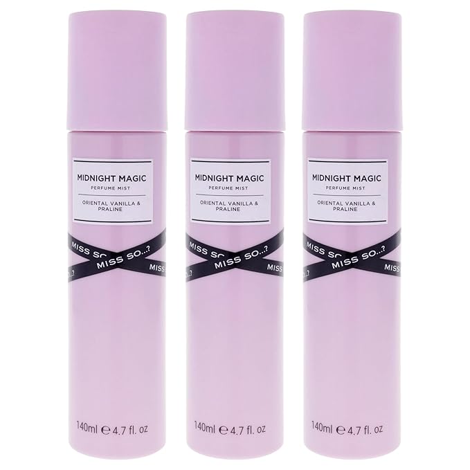 So...? Midnight Magic Perfume Mist for Women - 4.7 oz Mist - Pack of 3