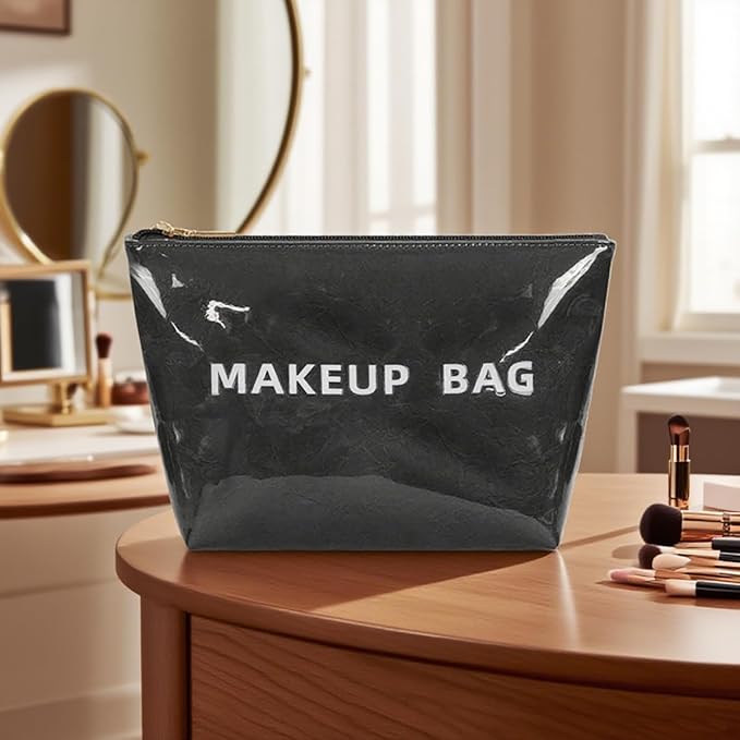 Makeup Bag for Women, Portable Waterproof Cute Cosmetic Bags, Skincare Makeup Case Pouch with Zipper for Daily Use, Travel