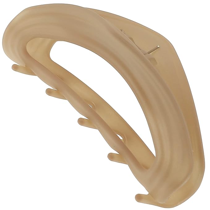 Camila Paris CP3528 French Hair Clip for Women, Beige, Girls Hair Claw Clip Jaw Fashion Durable and Styling Hair Accessories for Women, Luxury Ladies Strong Hold No Slip Grip Clamp, Made in France
