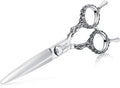 JASON Professional Hair Scissors Barber Scissor 6.0" Razor Edge Hair Cutting Shears Japanese Stainless Steel for Salon Home Kid Men Women