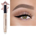 Eyeshadow stick Glitter Primer Palette Metallic Matte Shimmer Cream Eye Shadow Pencil Crayon Smooth Long Lasting Waterproof Highlighter Makeup Hypoallergenic