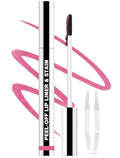 Lip Liner Stain Peel Off with Tweezer, Long Lasting Matte Lip Tattoo, Highly Pigmented Color Lip Tint Makeup, Waterproof, Transfer-proof Lipstain for Women, for All Skin Types