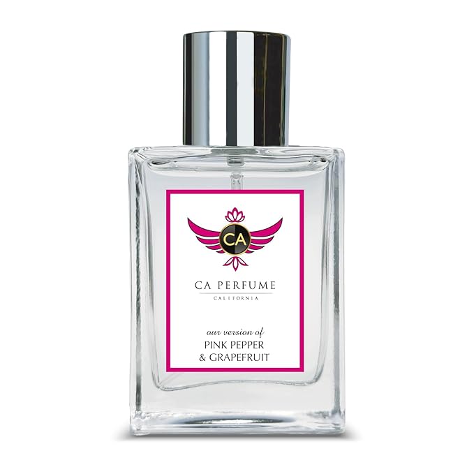 CA Perfume Impression of ACQUA COLONIA Pink Pepper & Grapefruit For Women & Men Replica Fragrance Dupes Eau de Parfum Spray Bottle 1.7 Fl Oz/50ml-X1