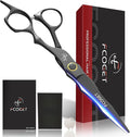 Professional Barber Hair Cutting Scissors Shears Right Hand - 6.8" HIGH-END Extremely Sharp Haircut Scissors Professional Hairdressing Shears 440C Stainless Steel for Salon Home Stylists