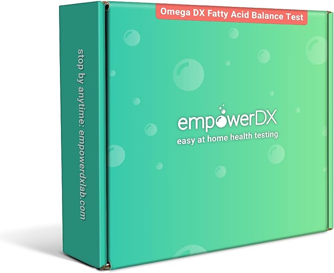 Omega DX Fatty Acid at-Home Test - Omega-3 EPA DHA + Omega-6 + Omega-9