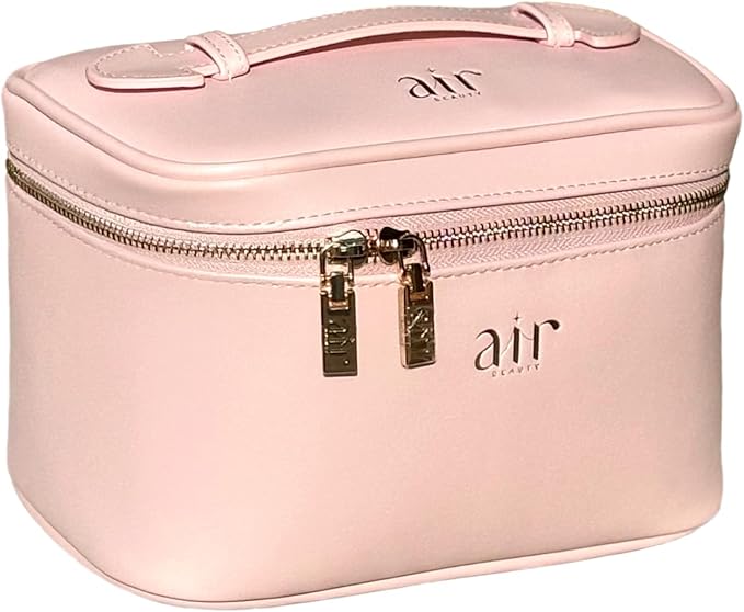 Air Glow Makeup Bag, Cosmetic Travel Case with Zipper Closure