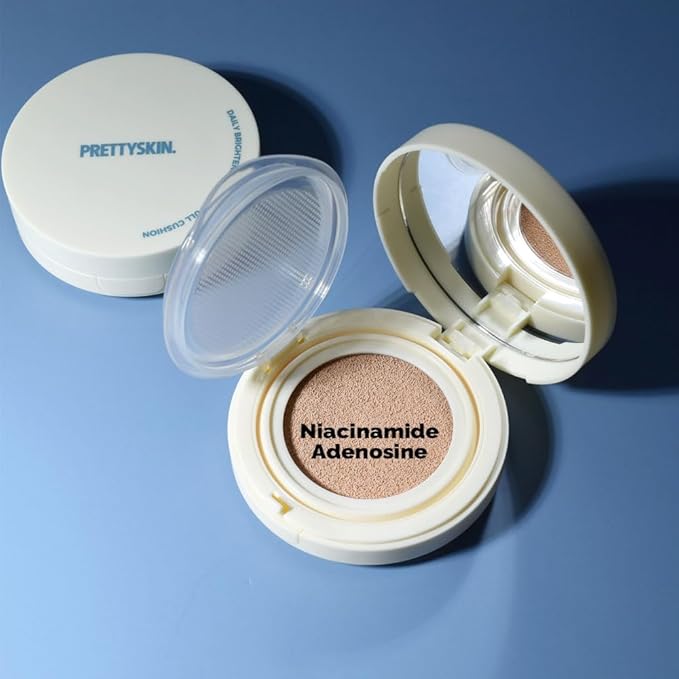 PRETTYSKIN Moisturizing Glow Sun Cushion Foundation SPF50+ / PA+++ with Refill (23 Beige, 15g+15g)