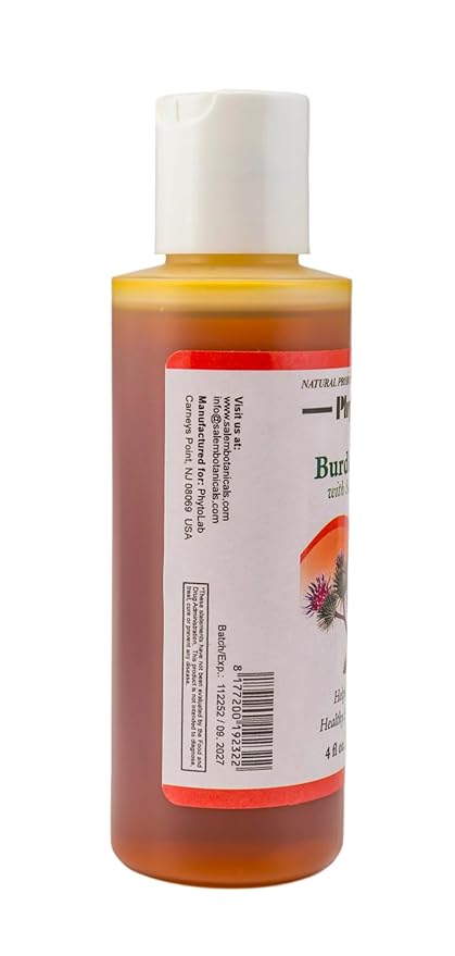 Salem Botanicals Burdock Oil with Sea Buckthorn, 3.4 Fluid Ounce
