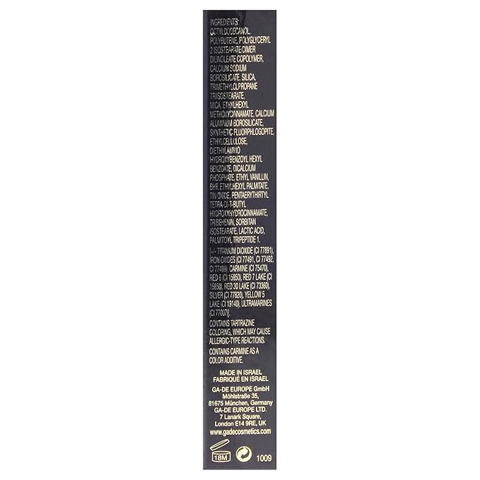 GA-DE Crystal Lights Lip Gloss, 810 - Enriched with Light-Reflecting Crystal Pearls - Smooth Silky, Rich Color - Moisturizes and Adds Shine - 0.2 oz