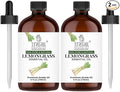 Lemongrass Essential Oil, 100% Pure and Natural Oil with Premium Glass Dropper, Undiluted Essential Oil for Aromatherapy, Diffuser, Humidifier, Oil for Skin & DIYs, Huge 4 fl oz (Pack of 2)