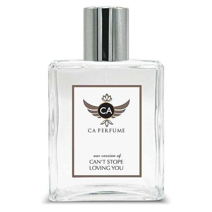 CA Perfume Impression of Can't Stope Loving You for Women Eau De Parfum Amber Vanilla Scent Long Lasting Perfumes for Women Signature Scent for Day and Night Wear 3.4 Fl Oz 100ml