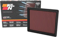 K&N High-Flow Original Lifetime Engine Air Filter: Increase Power: Premium by KNEngineeringInc