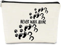 Horse Gifts Horsehoes Paw Farm Girl Makeup Bag,Inspirational Gifts Never Walk Alone Cosmetic Bag,Birthday Christmas Make up Bag Gifts for Women Coworkers Friend Teen Girls Animal Lover
