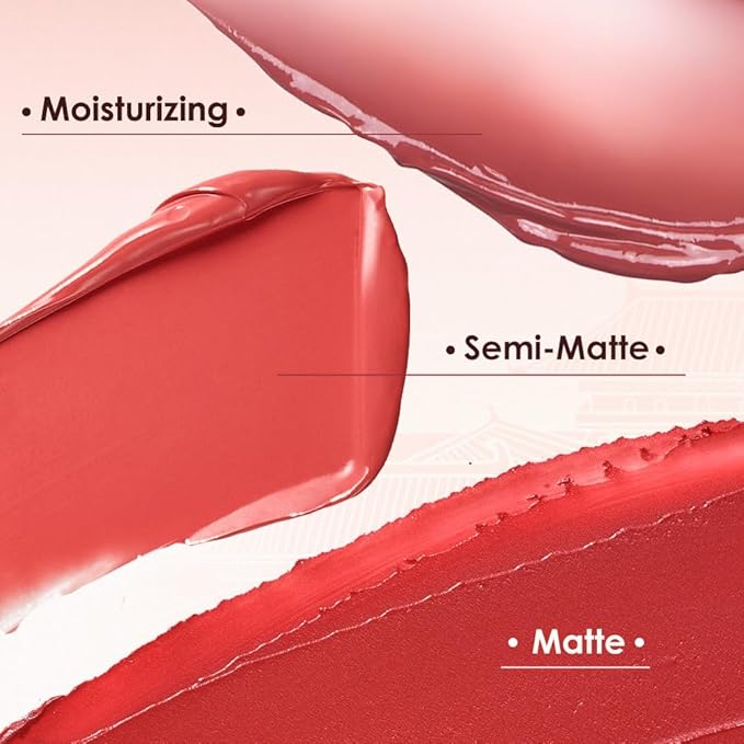 Catkin Moist Lipstick Hydrating High Impact Color Infused with Vitamin E and Avocado Oil Smooth Soft Texture Long Lasting Red Glow Finish 130