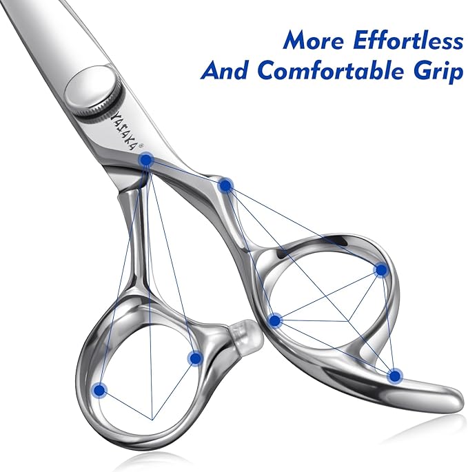 Hair Cutting Scissors for Hairstylist Hairdresser, Professional Barber Shears with Razor-Sharp Blades & Cobalt Alloy Steel for Salon and Slef Haircut DIY Home Use, Precison Hair Scissor, 6.5 Inch ﻿