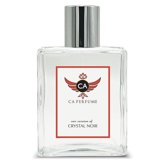 CA Perfume Impression of Crystal Noir For Women Replica Fragrance Dupes Eau de Parfum Spray Bottle 3.4 Fl Oz/100ml-X1