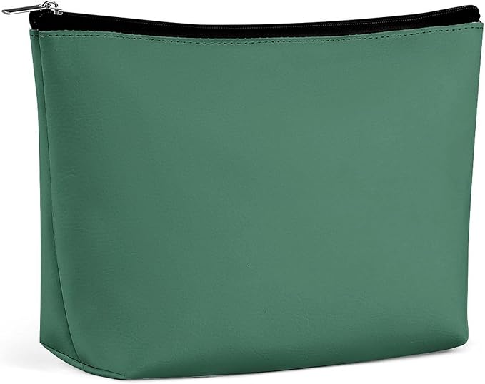 Fashion Zipper Cosmetic Case, Portable Makeup Case, Personality Toiletry Bag, Green Travel Cosmetic Toiletry Bag