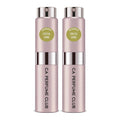 CA Perfume Impression of Cristal Shine for Women Floral Green Scent Long Lasting Perfumes for Women Eau De Parfum Travel Size Refillable Atomizer Spray 0.27 Fl Oz 8ml (Set of 2)