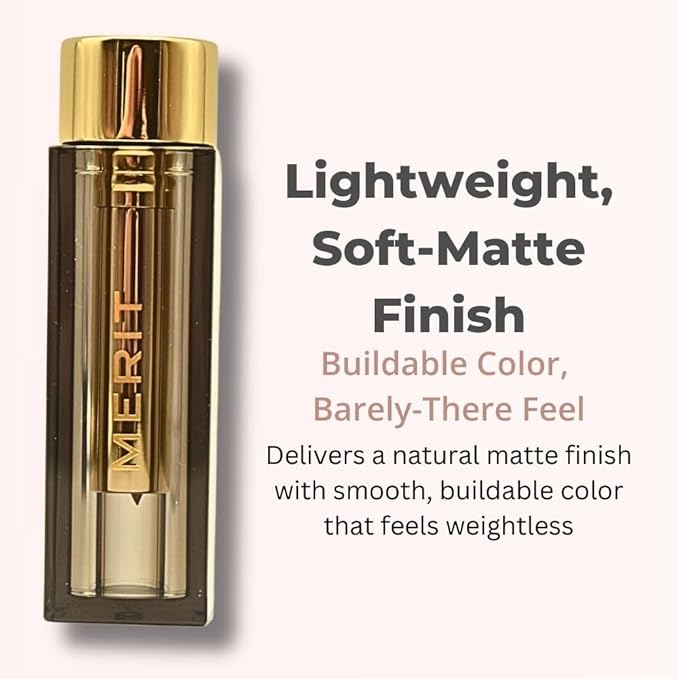 Merit Signature Lip Lightweight Matte Lipstick - 0.10 oz / 3 g (Classic (neutral), standard)