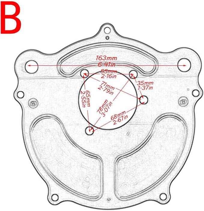 Harley Air Cleaner Turbine Intake Chrome Filter Kit Cnc Cut - Image 5