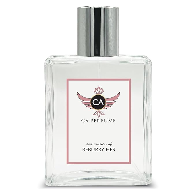 CA Perfume Impression of Brbry Her For Women Replica Fragrance Dupes Eau de Parfum Spray Bottle 3.4 Fl Oz/100ml-X1
