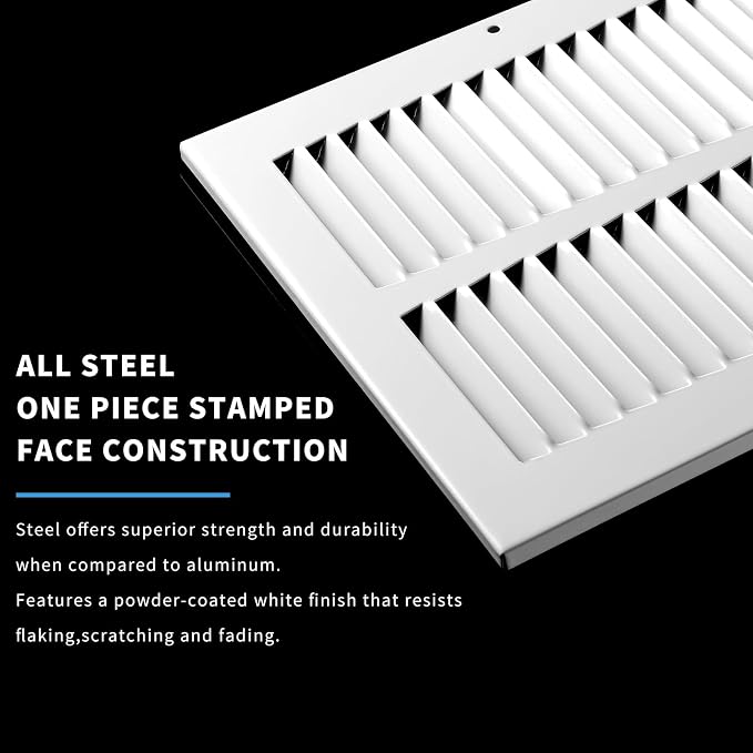 12x8 Vent Cover, Air Return Vent Cover, Flat Vent Cover, Rejillas De Aire - Image 3