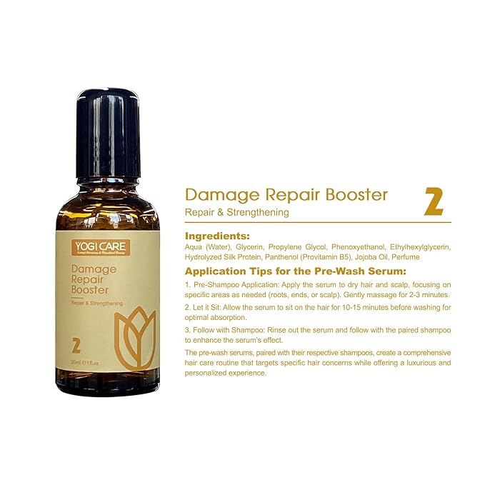 Aroma Therapy Pre-Wash Hair Oil Serum 30ml / 1 Fl.oz (Repair & Strengthening)