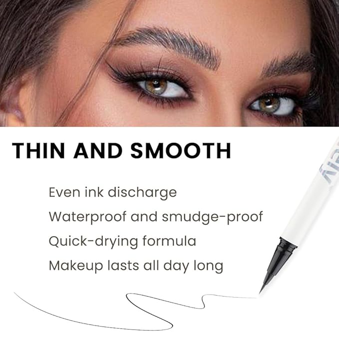evpct Eyebrow Stencils Kit for Women Shaping, Eyebrow Shaper Makeup Kit, Eye Brow Stencil Shaper Tinting kits for Women, with Eyeliner, Eyebrows Pencil, Pomade, Brush and 10 Stencils, 06# MEDIUM BROWN