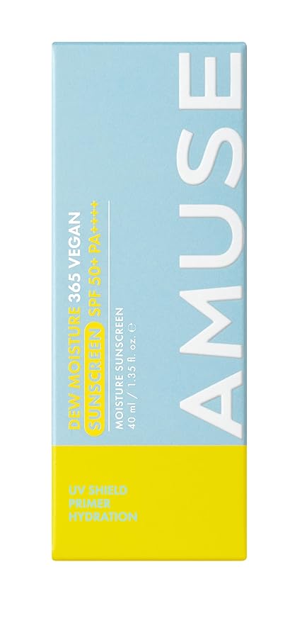 Amuse SEOUL 365 Vegan Moisturizing Cream | Lightweight, Non-Sticky Facial Lotion, Glow Finish (40ml)
