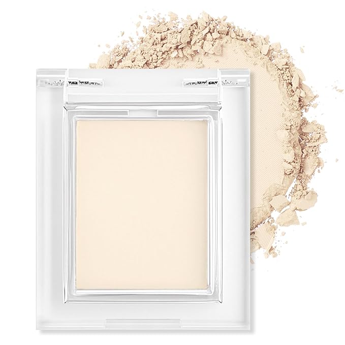 Erinde Single Matte Eyeshadow Palette, Velvet Eye Shadow Compact Powder Natural Makeup, Long-Lasting Eye Makeup, Ultra-Blendable, Pigmented Color, Vegan Formula, H02 Off White