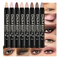 Kaely 8Pcs Cream Eye Shadow Sticks Set, Matte Eyeliner Pencil Eyeshadow Palette Makeup, Eye Highlighter Brightener Stick for Older Women Waterproof Pigmented, sombras para ojos, New-13