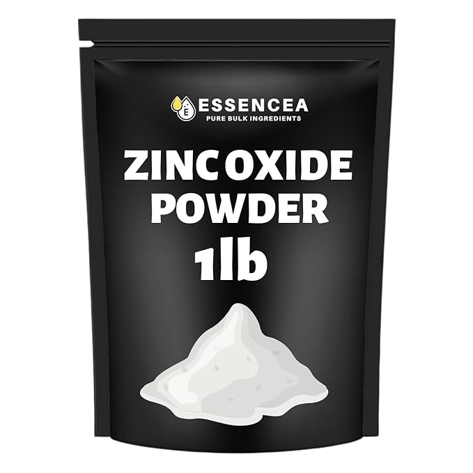 Zinc Oxide Powder 1lb - Body Cream Powder Pure Bulk Ingredients | Non Nano & Uncoated | Added to DIY Essentials Soaps Lotions | Pure & Versatile (16 Ounces) [Packaging may vary]