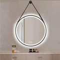 JSLJDM 500X500 mm Illuminated Backlit LED Bathroom Mirror, Wall Mounted by JSLJDM