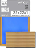 22x22x1 Air Filter Comparable to MPR 100 Basic Economy Furnace Filters by AIRXFILTERSWICKEDCLEANAIR