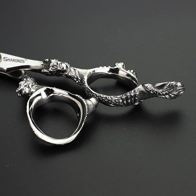 Hair Cutting Scissors Shears Professional Barber 6 inch Hairdressing Scissor Home Use for Man Woman Adults Kids Babies