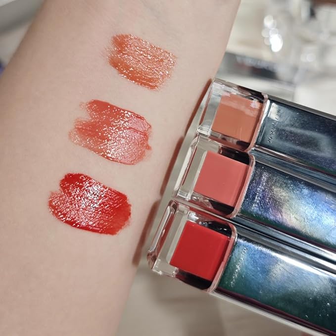 Matte Lip Stain Set, Long Lasting Waterproof Liquid Lipstick, Hydrating Non Sticky Velvet Lip Tint, Smudge-Proof Soft Matte Finish(03 CHRRY JUICY)