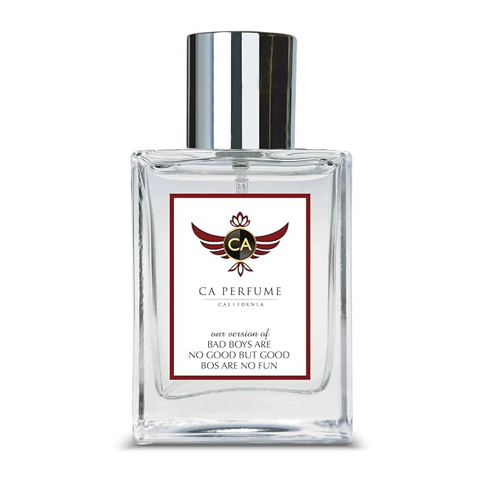 CA Perfume Impression of Bad Boys Are No Good But Good Boys Are No Fun for Women and Men Long Lasting Unisex Fragrance Eau De Parfum 1.7 Fl Oz 50ml