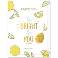 FACETORY K Beauty Face Mask Skin Care - BE BRIGHT BE YOU BRIGHTENING Sheet Mask with Gold Foil & Lemon Fruit | Glowing Gold Brightening Face Mask (1 Pack)