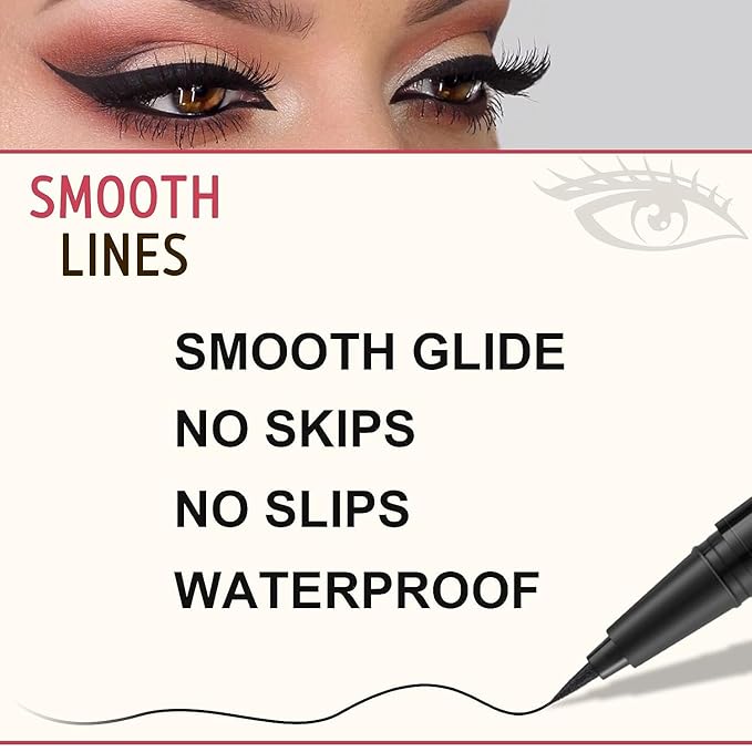 LAVONE Eyebrow Stamp Pencil Kit - Trio for Brows, Waterproof Pencil, Eyeliner, Pomade, Brush - Auburn
