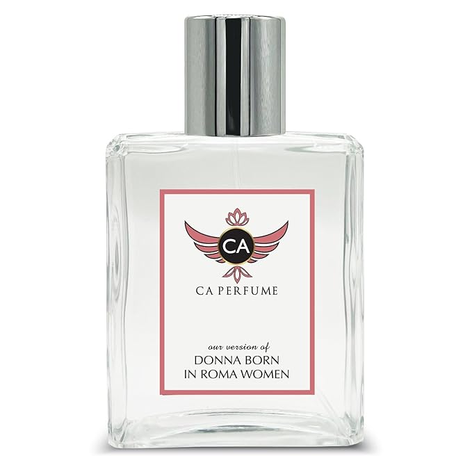 CA Perfume Impression of Diva Born In Roma's Flame for Women Eau De Parfum Amber Floral Scent Long Lasting Perfumes for Women Signature Scent for Day and Night Wear 3.4 Fl Oz 100ml
