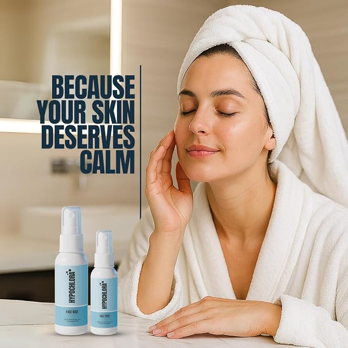 Hypochlorous Acid Face Mist – Gentle Facial Spray for Hydration & Soothing, Alcohol-Free Daily Skincare Refreshing Mist, Sensitive Skin Safe, 4 fl oz