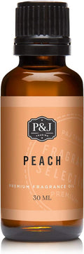 P&J Fragrance Oil | Peach Oil 30ml - Candle Scents for Candle Making, Freshie Scent, Soap Making Supplies, Diffuser Oil Scents