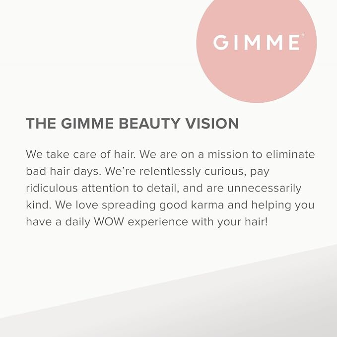 Gimme Beauty - Hair Scrunchies Variety Pack - Denim, Corduroy, Faux Leather, Blush, and Velvet Scrunchies - Gentle All Day Hold Hair Styling Accessories - No-Slipping, Snagging or Creasing (5 Count)
